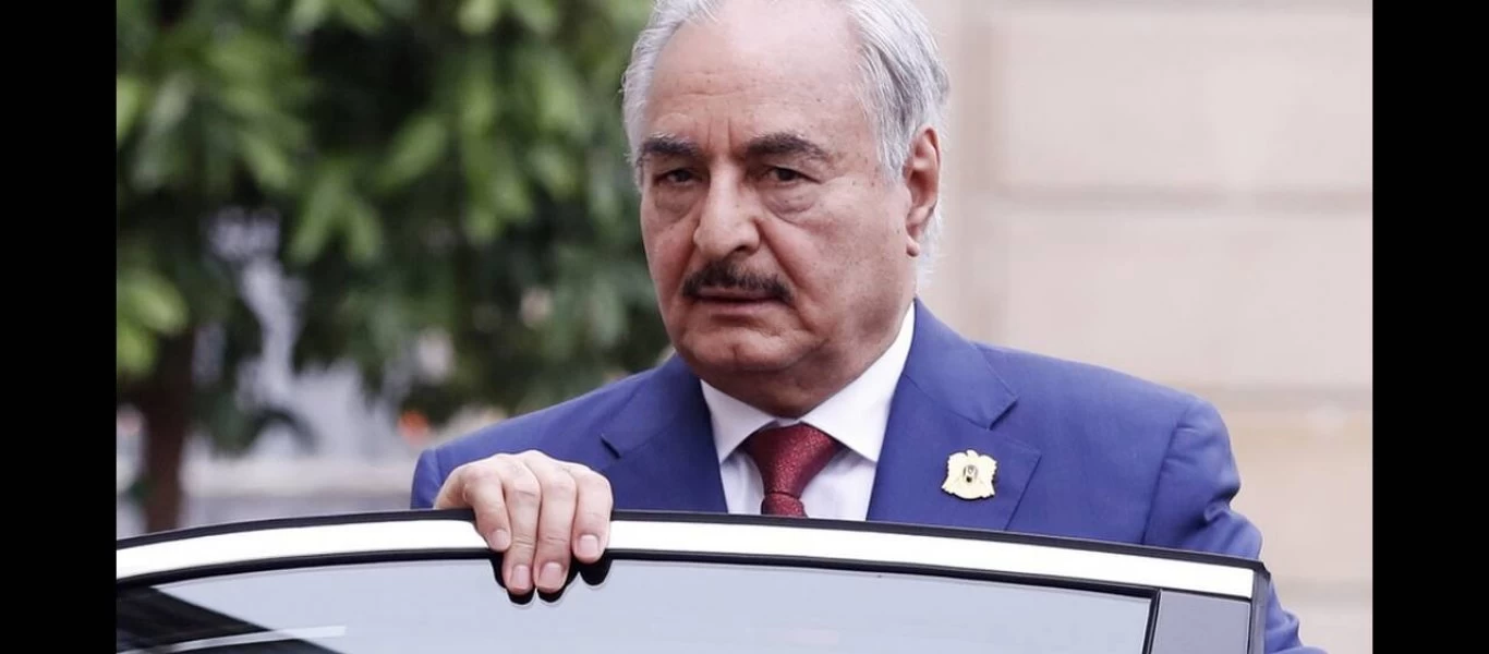 Πλάνα από την άφιξη Χ.Χαφτάρ στο κέντρο της Αθήνας (βίντεο)